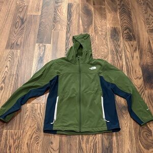 The North Face Men's Olive and Navy Performance Jacket